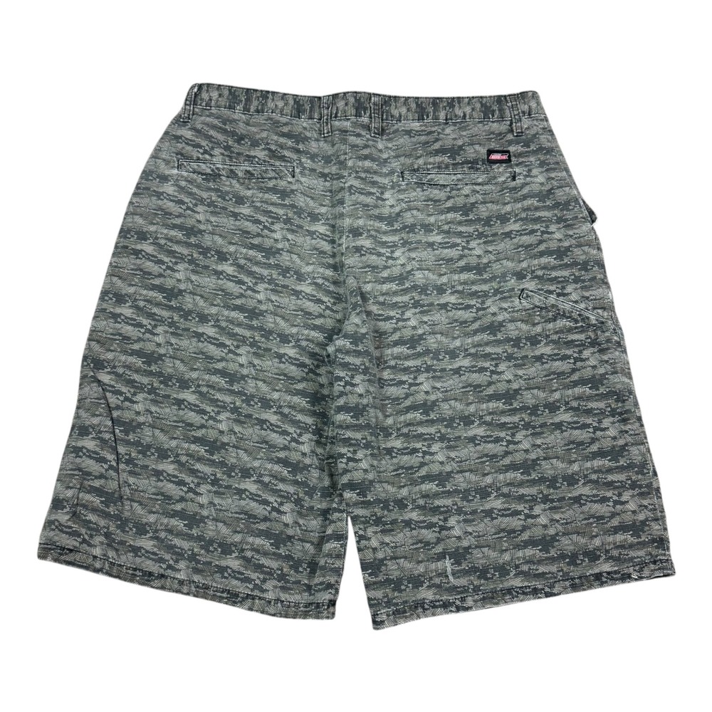Dickies Grey/Multicolor Camouflage 100% Cotton Workwear Shorts Men's 36